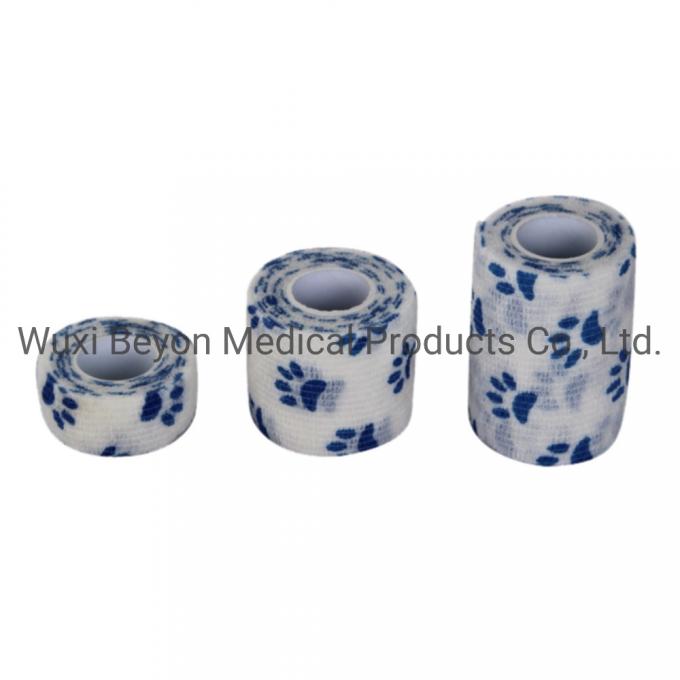Private Cohesive Elastic Vet Wrap Animal Equine Self-Stick Tape Bandage