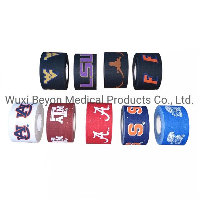 Patterned Printing Custom Sportting Athletic Cotton Adhesive Tape
