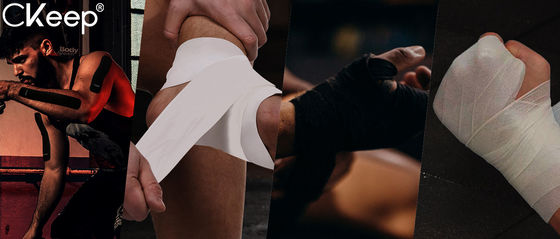 Multi Color Exclusive Logo OEM Sports Elbow, Wrist, Knee Protection Athlete Tape