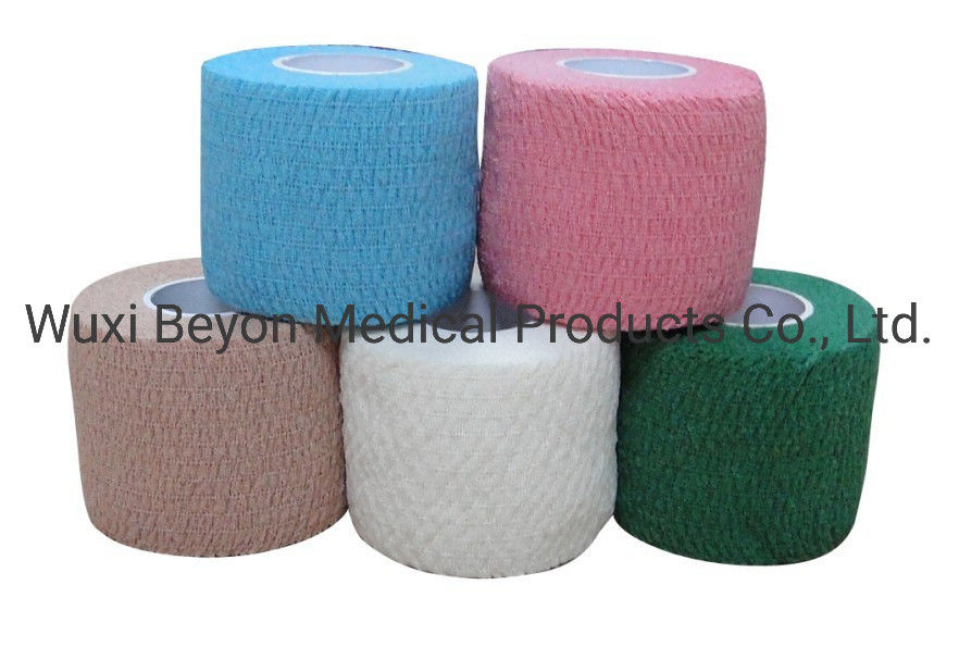 self adherent cohesive wrap bandages Flexible Elastic Bandage ISO13485
