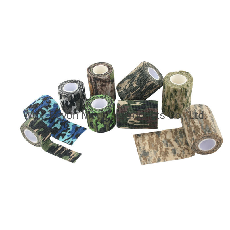 Wrist OEM Cohesive Bandage Camouflage Bandage For Outdoor Activities Soldier Disguise