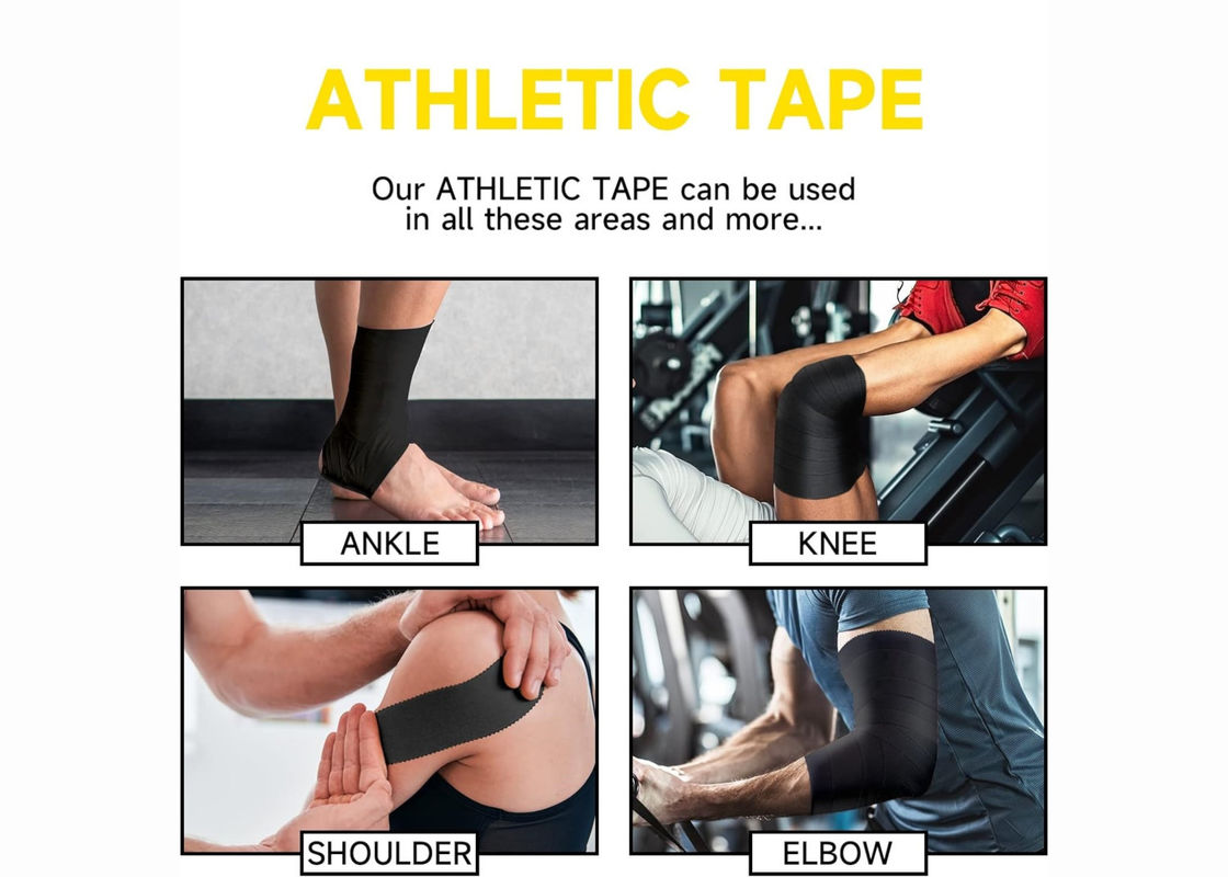 Multi Color Exclusive Logo OEM Sports Elbow, Wrist, Knee Protection Athlete Tape
