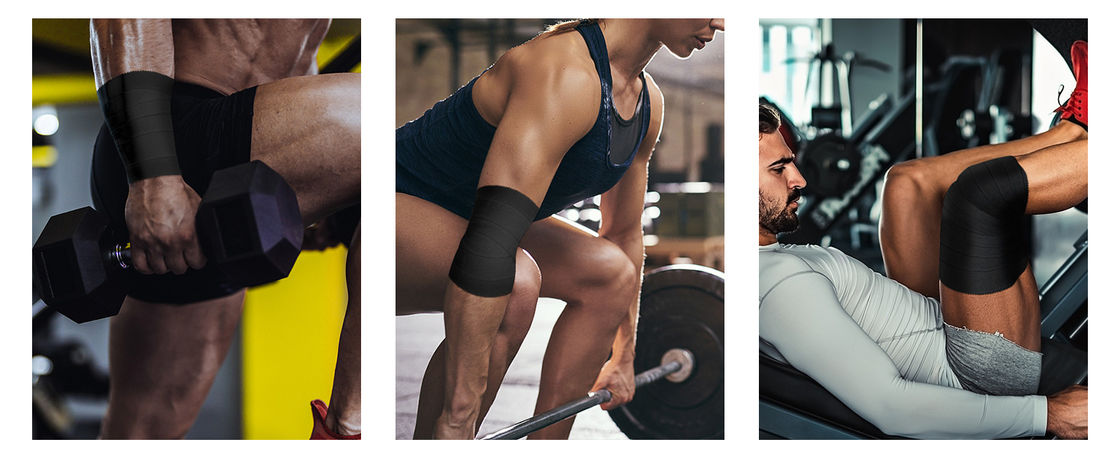 Multi Color Exclusive Logo OEM Sports Elbow, Wrist, Knee Protection Athlete Tape